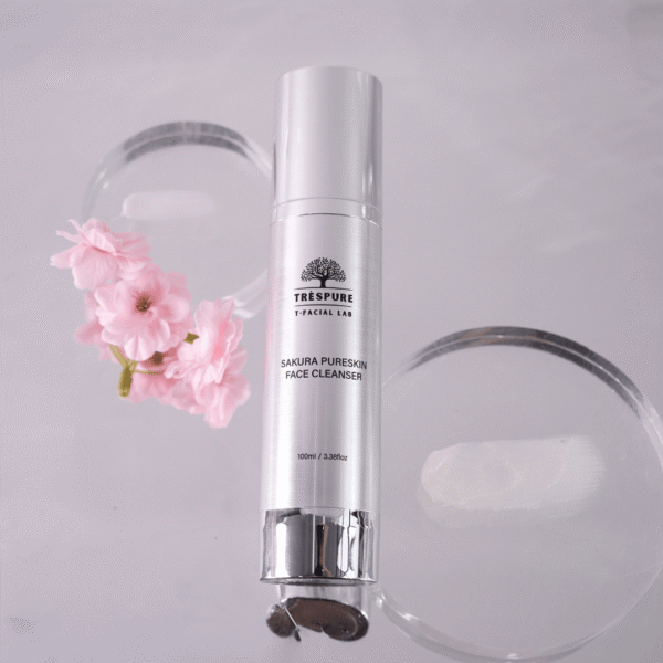 [trèspure] sakura pureskin face cleanser | 100ml